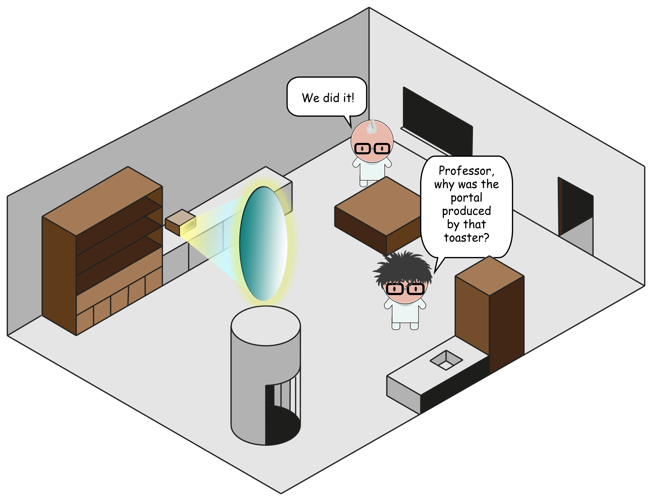 True image of scientists working in the lab